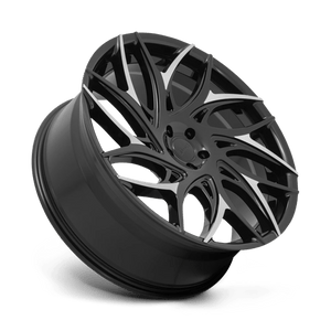DUB S259 G.O.A.T. Gloss Black W/ Machined Spokes 26x10 +30 6x135mm 87.1mm - Wheelwiz