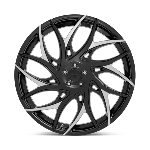 DUB S259 G.O.A.T. Gloss Black W/ Machined Spokes 20x9 +35 5x114.3mm 72.6mm