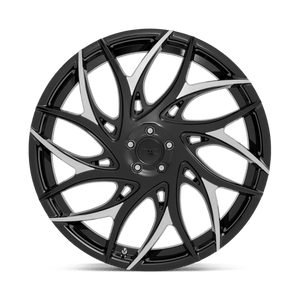 DUB S259 G.O.A.T. Gloss Black W/ Machined Spokes 20x9 +35 5x114.3mm 72.6mm