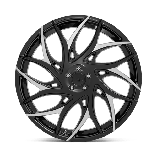 DUB S259 G.O.A.T. Gloss Black W/ Machined Spokes 26x10 +25 6x139.7mm 106.1mm - Wheelwiz