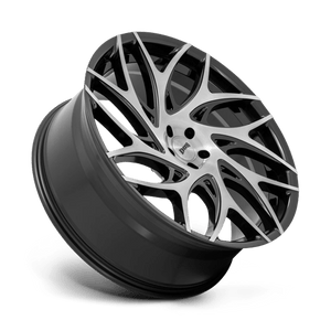 DUB S260 G.O.A.T. Brush Face Gblk Drk Tint Spoke 22x9 +35 5x120mm 72.6mm - Wheelwiz