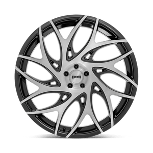 DUB S260 G.O.A.T. Brush Face Gblk Drk Tint Spoke 26x10 +25 5x139.7mm 78.1mm - Wheelwiz