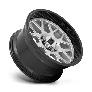 XD Series XD849 GRENADE II Brushed Milled W/ G-black Lip 20x10 -18 8x180mm 124.2mm - Wheelwiz
