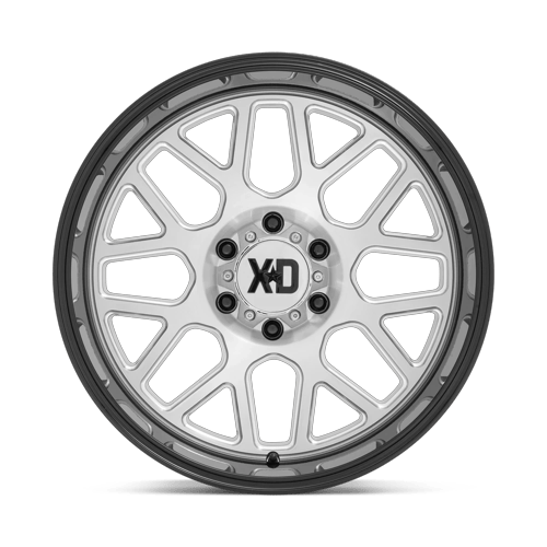XD Series XD849 GRENADE II Brushed Milled W/ G-black Lip 20x10 -18 8x170mm 125.1mm - Wheelwiz
