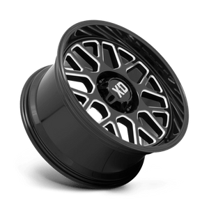 XD Series XD849 GRENADE II Gloss Black Milled 20x9 +18 8x165.1mm 125.1mm - Wheelwiz