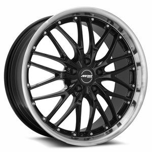 MRR GT1 Black Machined Lip 19x8.5 +20 5x114.3mm 73.1mm