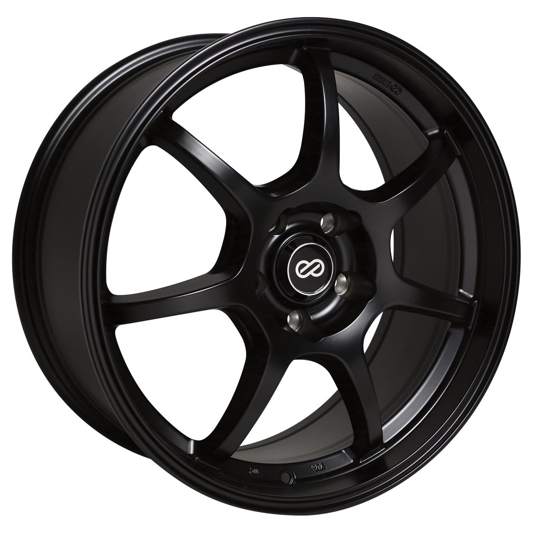 Enkei GT7 Black Paint 17x7.5 +38 5x108mm 72.6mm - WheelWiz