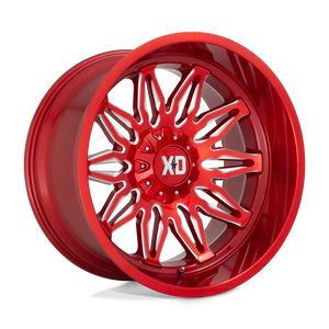 XD Series XD859 GUNNER Candy Red Milled 22x10 -18 5x127|5x139.7mm 78.1mm - WheelWiz