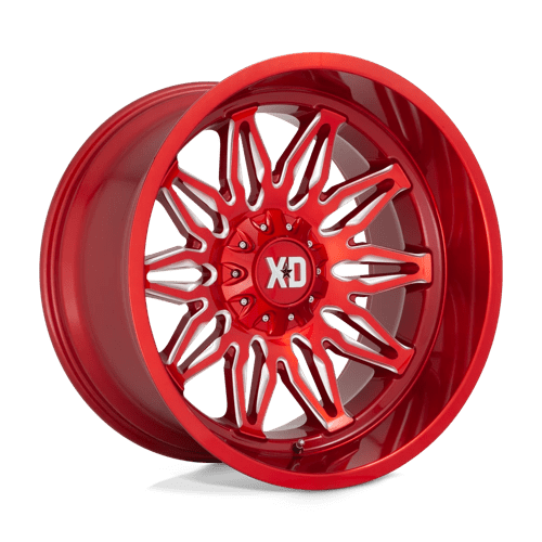 XD Series XD859 GUNNER Candy Red Milled 20x10 -18 5x127|5x139.7mm 78.1mm - Wheelwiz