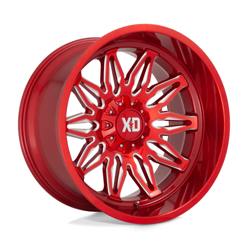 XD Series XD859 GUNNER Candy Red Milled 22x12 -44 5x127|5x139.7mm 78.1mm - Wheelwiz