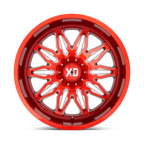 XD Series XD859 GUNNER Candy Red Milled 22x12 -44 6x135|6x139.7mm 106.1mm - Wheelwiz