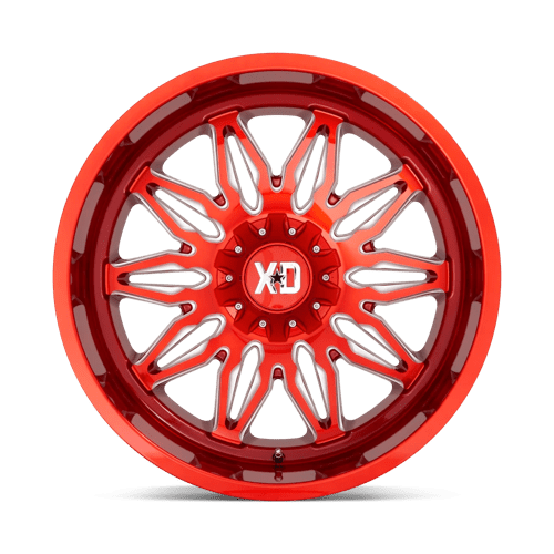 XD Series XD859 GUNNER Candy Red Milled 20x10 -18 5x127|5x139.7mm 78.1mm - Wheelwiz