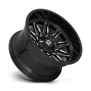 XD Series XD859 GUNNER Gloss Black Milled 20x10 -18 5x127|5x139.7mm 78.1mm - Wheelwiz