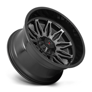XD Series XD859 GUNNER Gloss Black Mach W/ Gray Tint 22x12 -44 6x135|6x139.7mm 106.1mm - Wheelwiz
