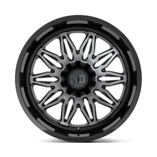 XD Series XD859 GUNNER Gloss Black Mach W/ Gray Tint 20x10 -18 6x135|6x139.7mm 106.1mm - Wheelwiz
