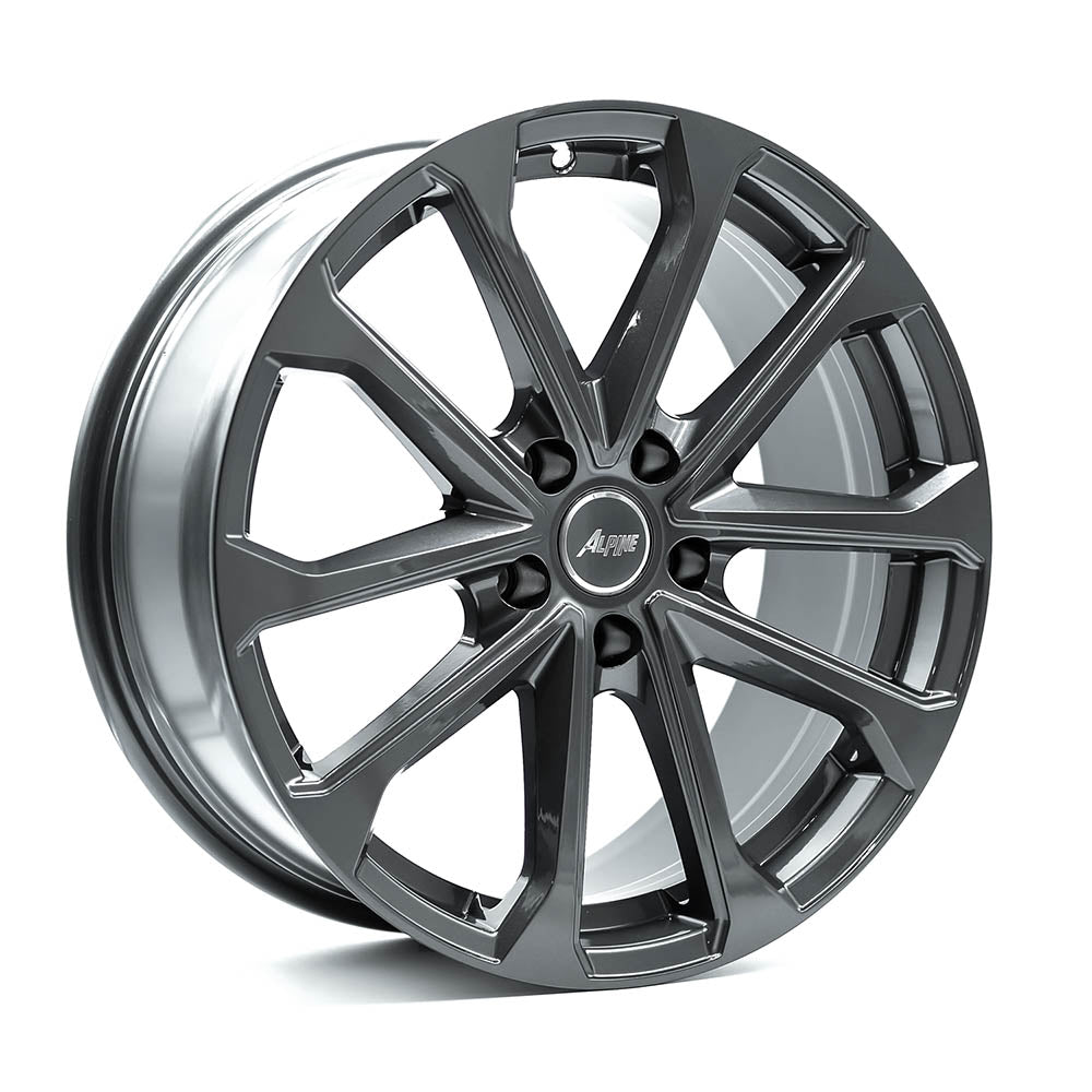 OEPlus AP1 Gloss Gunmetal 18x8 +38 5x112mm 57.1mm - Wheelwiz