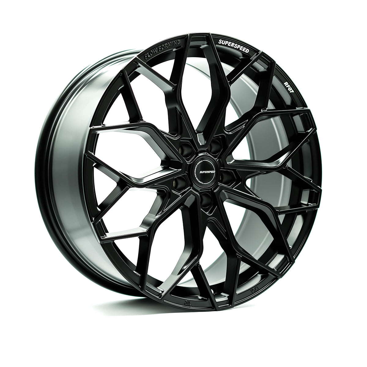 Superspeed RF07 Matt Black 20x9 +30 5x120mm 74.1mm - Wheelwiz