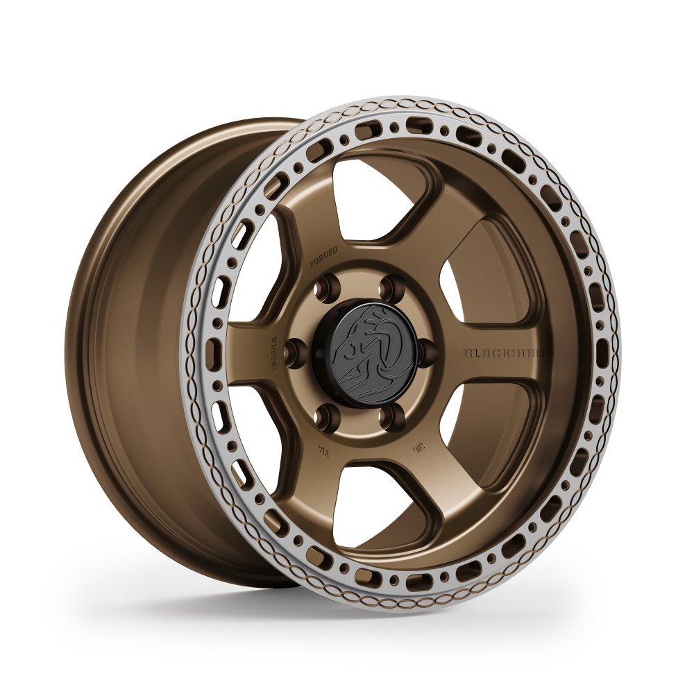 Blackhorn Offroad AR6 MBF Coyote 17x9 -12 6x139.7mm 106.1mm - Wheelwiz