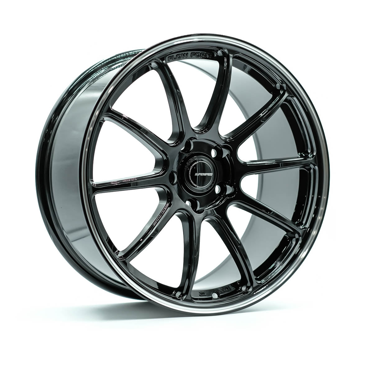 Superspeed RF03RR Black Machining 18x8.5 +35 5x114.3mm 73.1mm - Wheelwiz