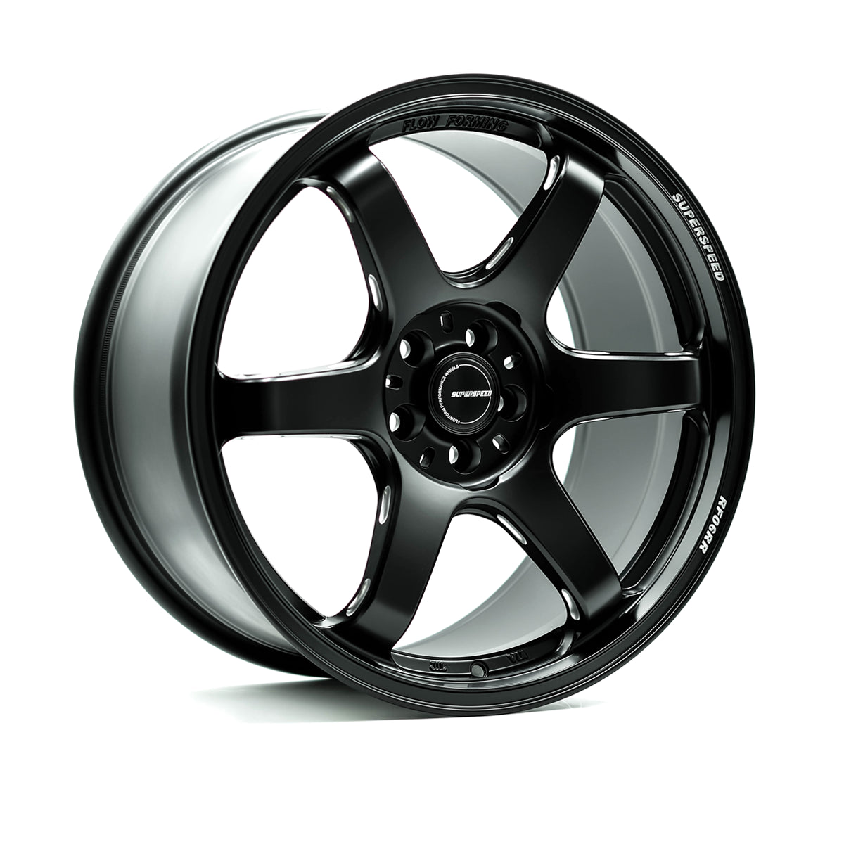 Superspeed RF06RR Matt Black 18x9.5 +45 5x120mm 64.1mm - Wheelwiz
