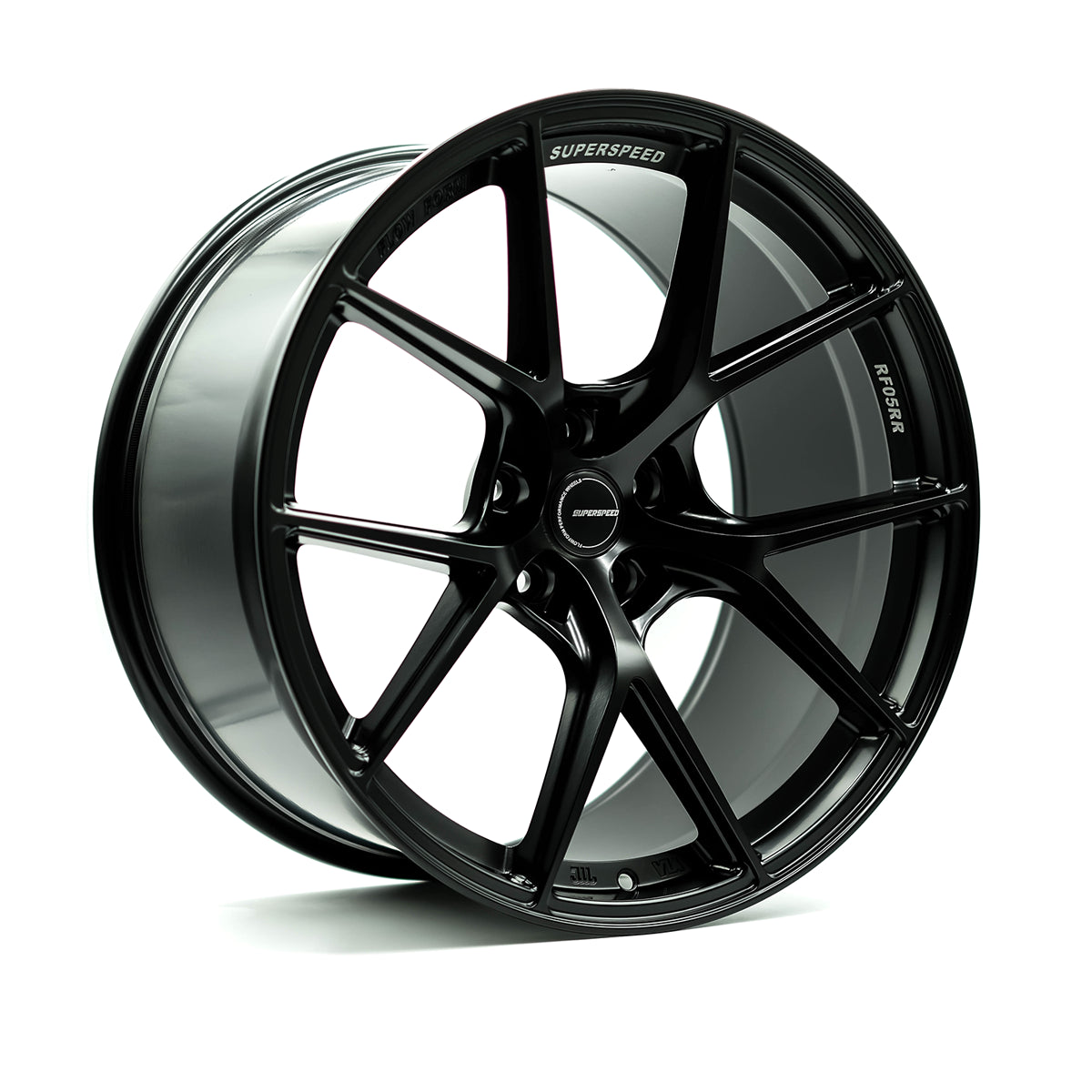 Superspeed RF05RR Matt Black 20x10.5 +12 5x112mm 66.6mm - Wheelwiz