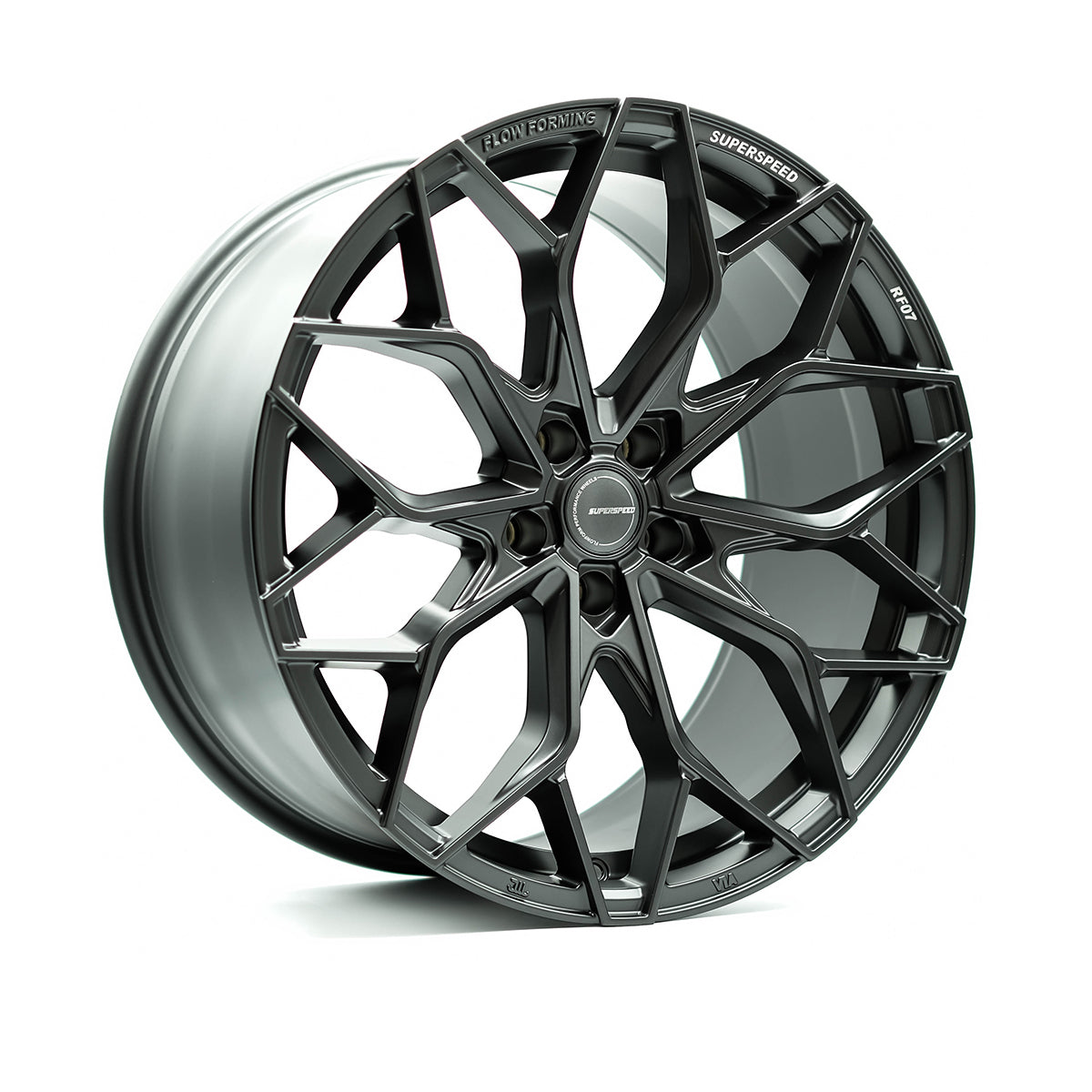 Superspeed RF07 Matt Gunmetal 20x10.5 +27 5x112mm 66.6mm - Wheelwiz