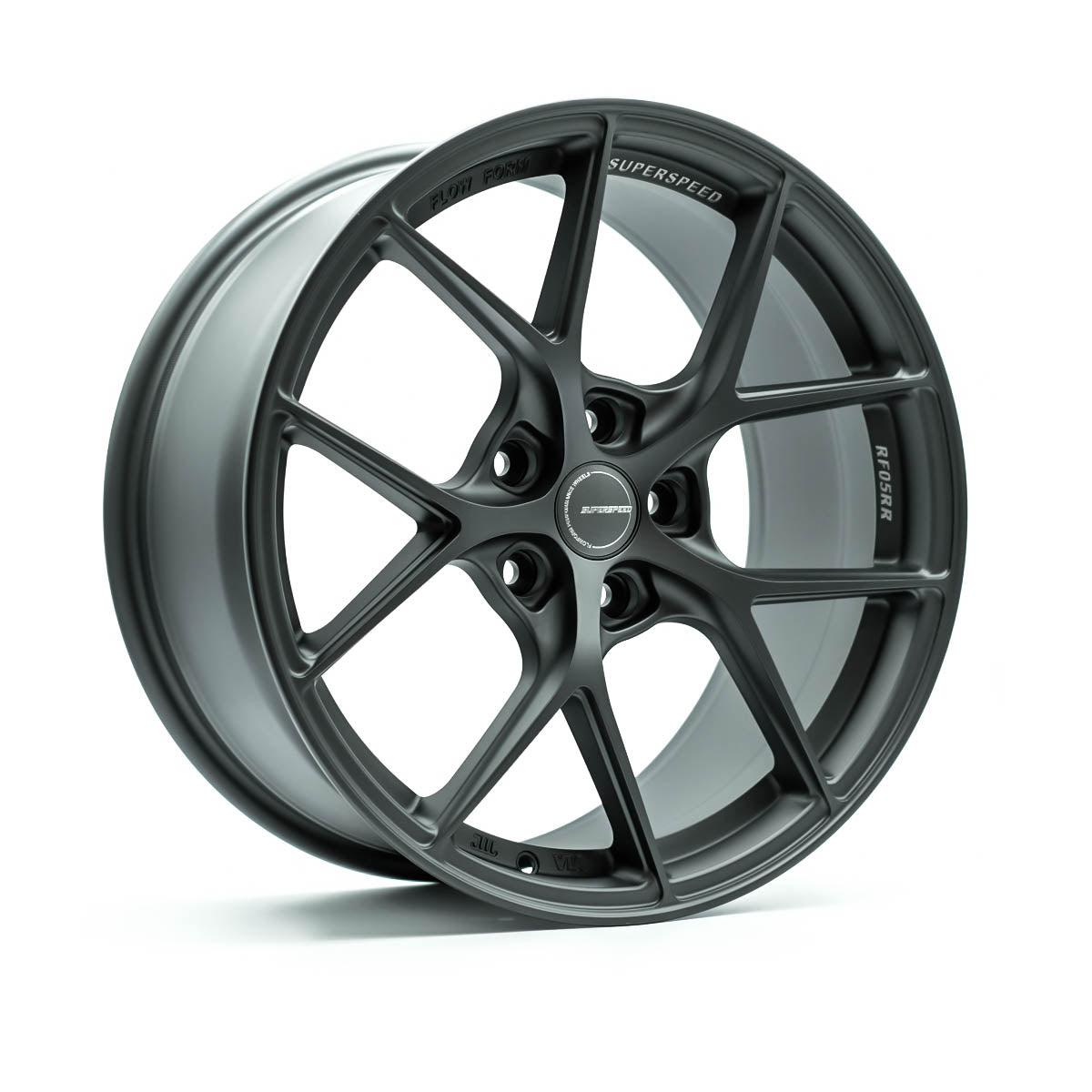 Superspeed RF05RR Matt Gunmetal 18x8.5 +35 5x112mm 66.6mm - Wheelwiz