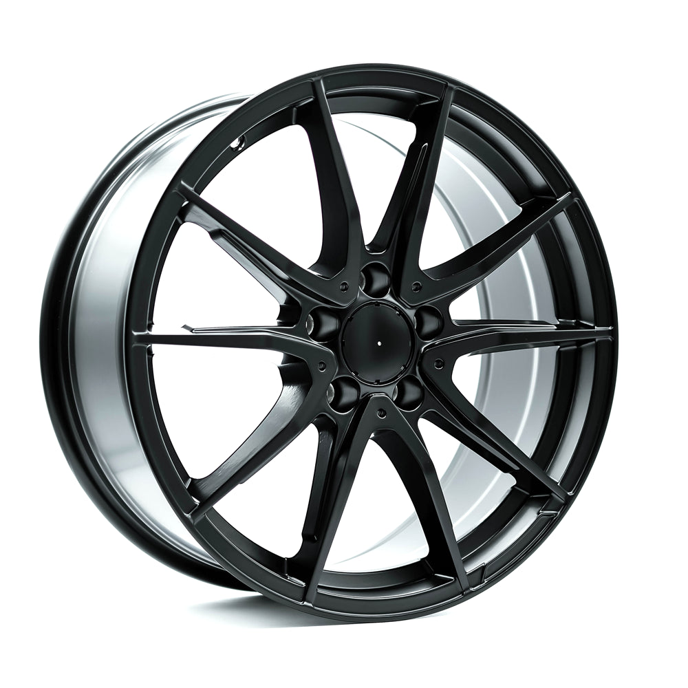 OEPlus MB1 Matt Black 19x8 +25 5x112mm 66.6mm - Wheelwiz