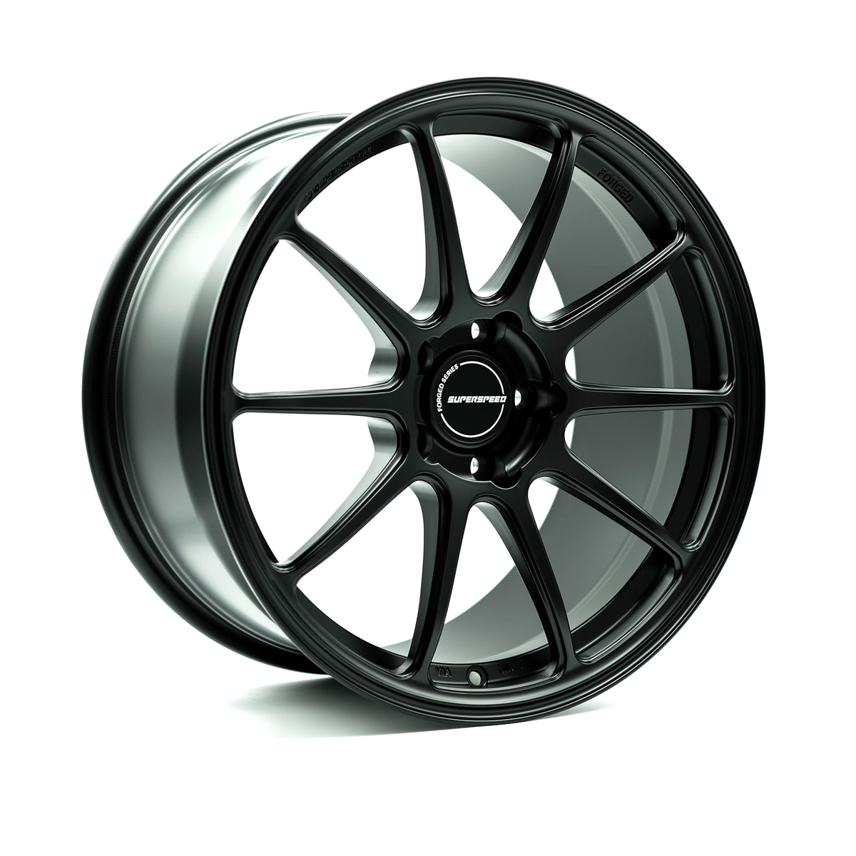 Superspeed PF03RR Matt Black 18x9.5 +38 5x114.3mm 73.1mm - Wheelwiz