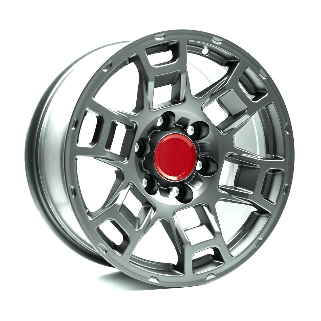 OEPlus TT01S Matt Gunmetal 17x8 +15 6x139.7mm 106.1mm - Wheelwiz