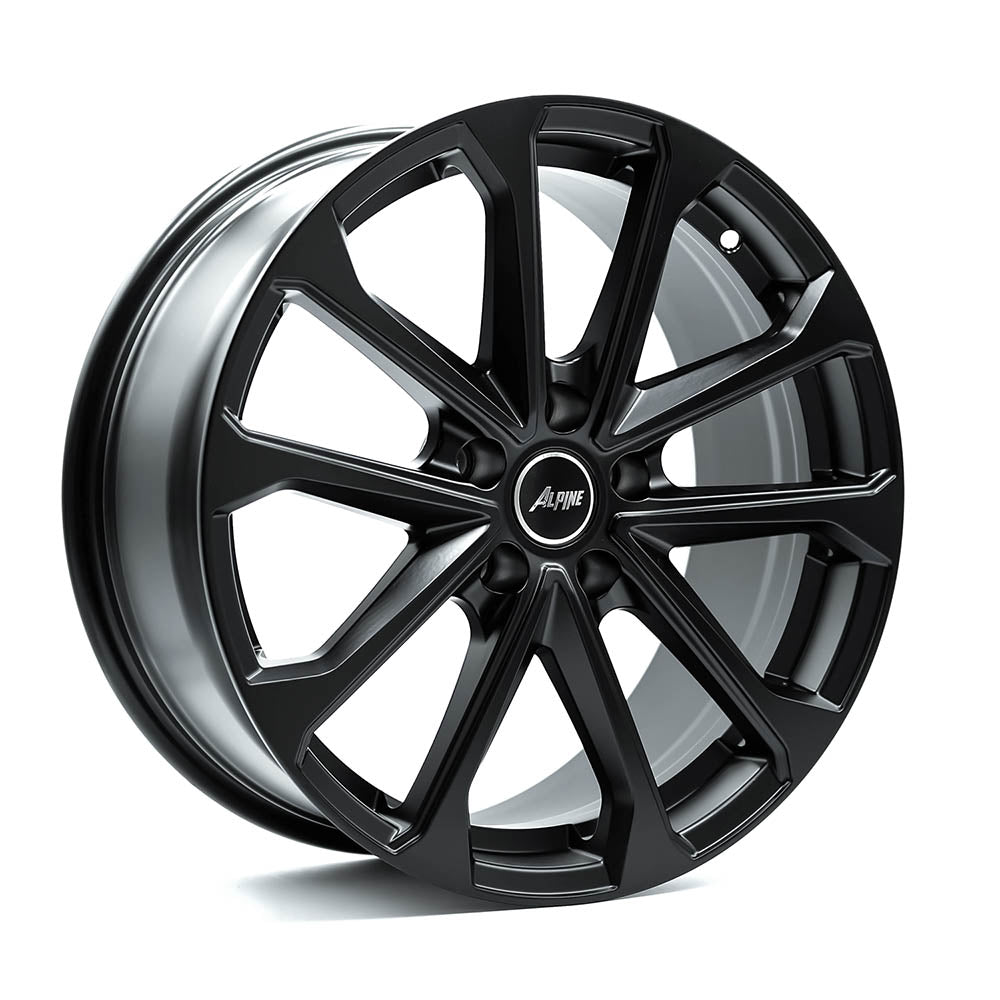 OEPlus AP1 Matt Black 17x7.5 +42 5x112mm 57.1mm - Wheelwiz