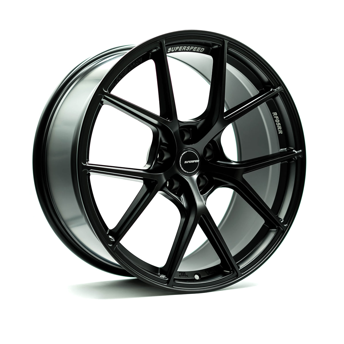 Superspeed RF05RR Matt Black 20x9.5 +10 5x112mm 66.6mm - Wheelwiz