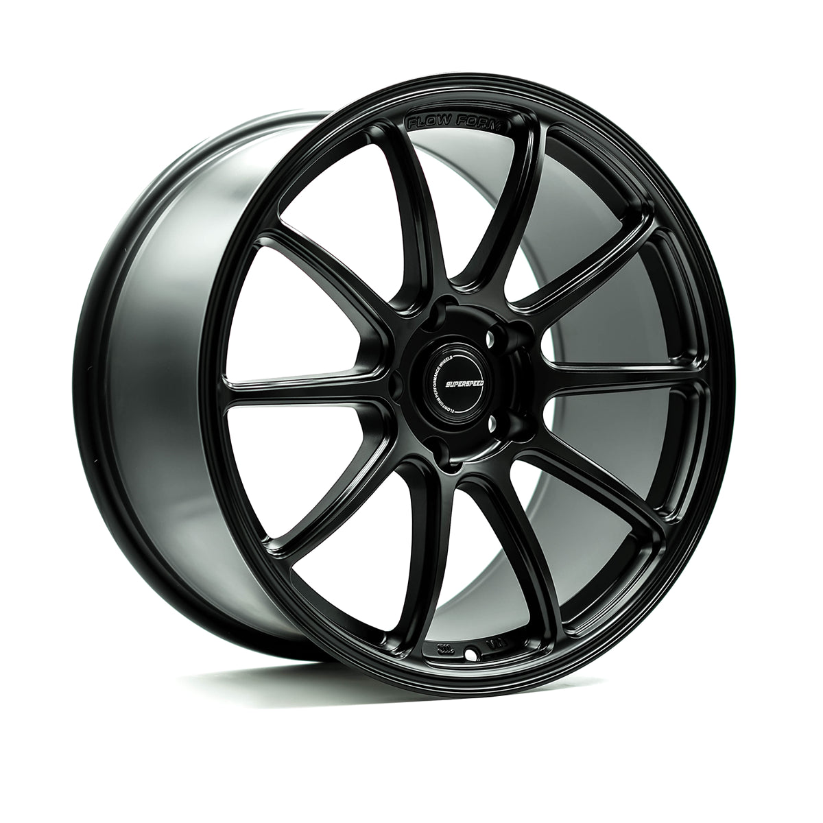 Superspeed RF03RR Matt Black 18x9.5 +42 5x100mm 73.1mm