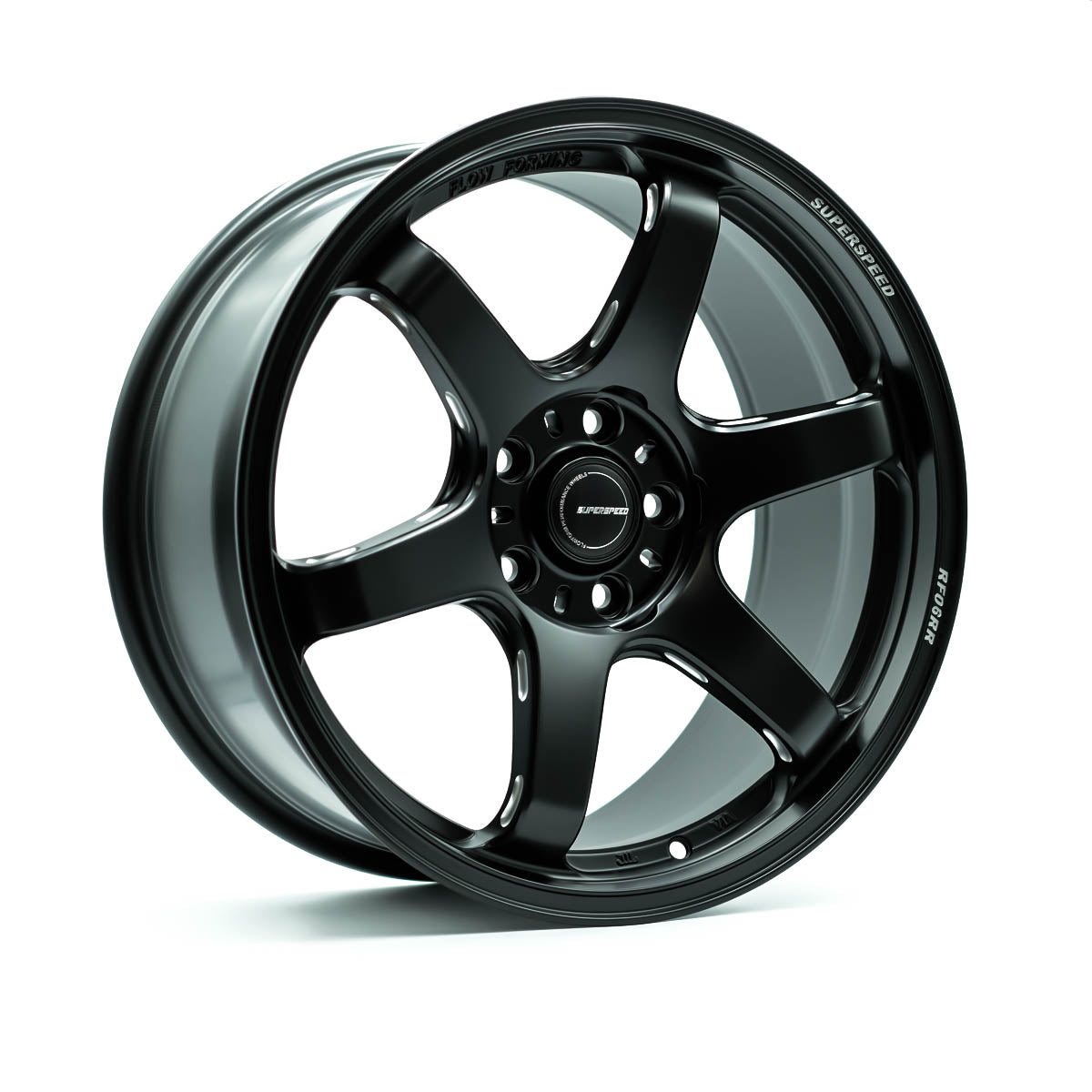 Superspeed RF06RR Matt Black 18x8.5 +40 5x114.3mm 73.1mm - Wheelwiz