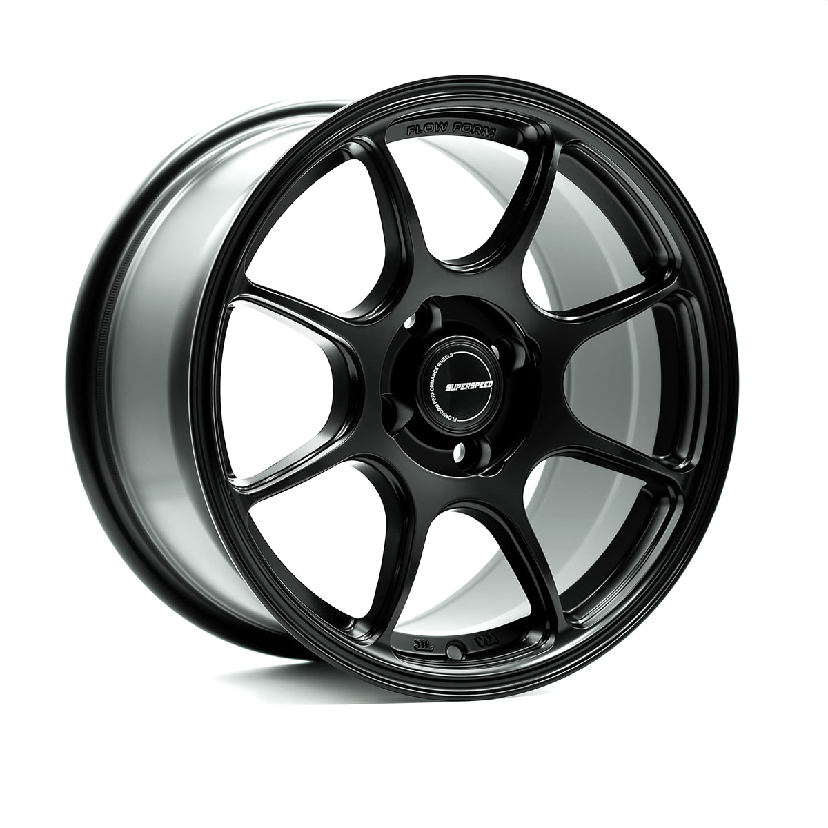 Superspeed RF03RR Matt Black 15x8 +36 4x100mm 73.1mm - Wheelwiz