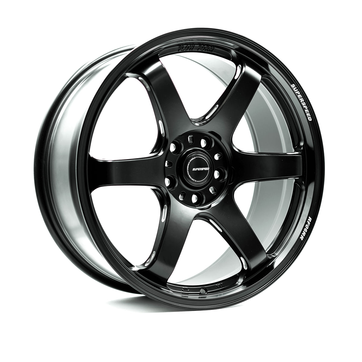 Superspeed RF06RR Matt Black 19x8.5 +25 5x112mm 66.6mm - Wheelwiz