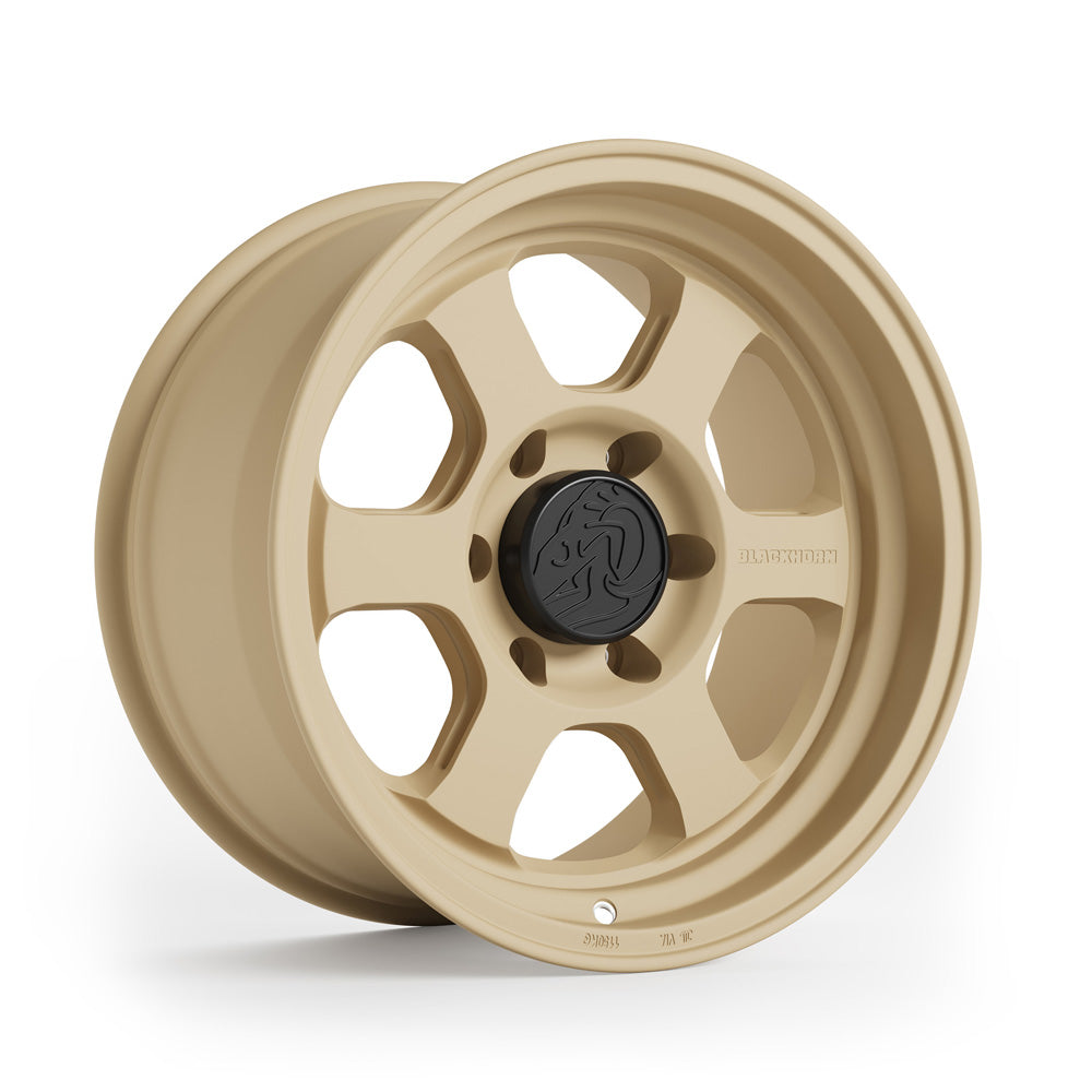 Blackhorn Offroad AR6 FDE 17x9 -12 6x139.7mm 106.1mm - Wheelwiz