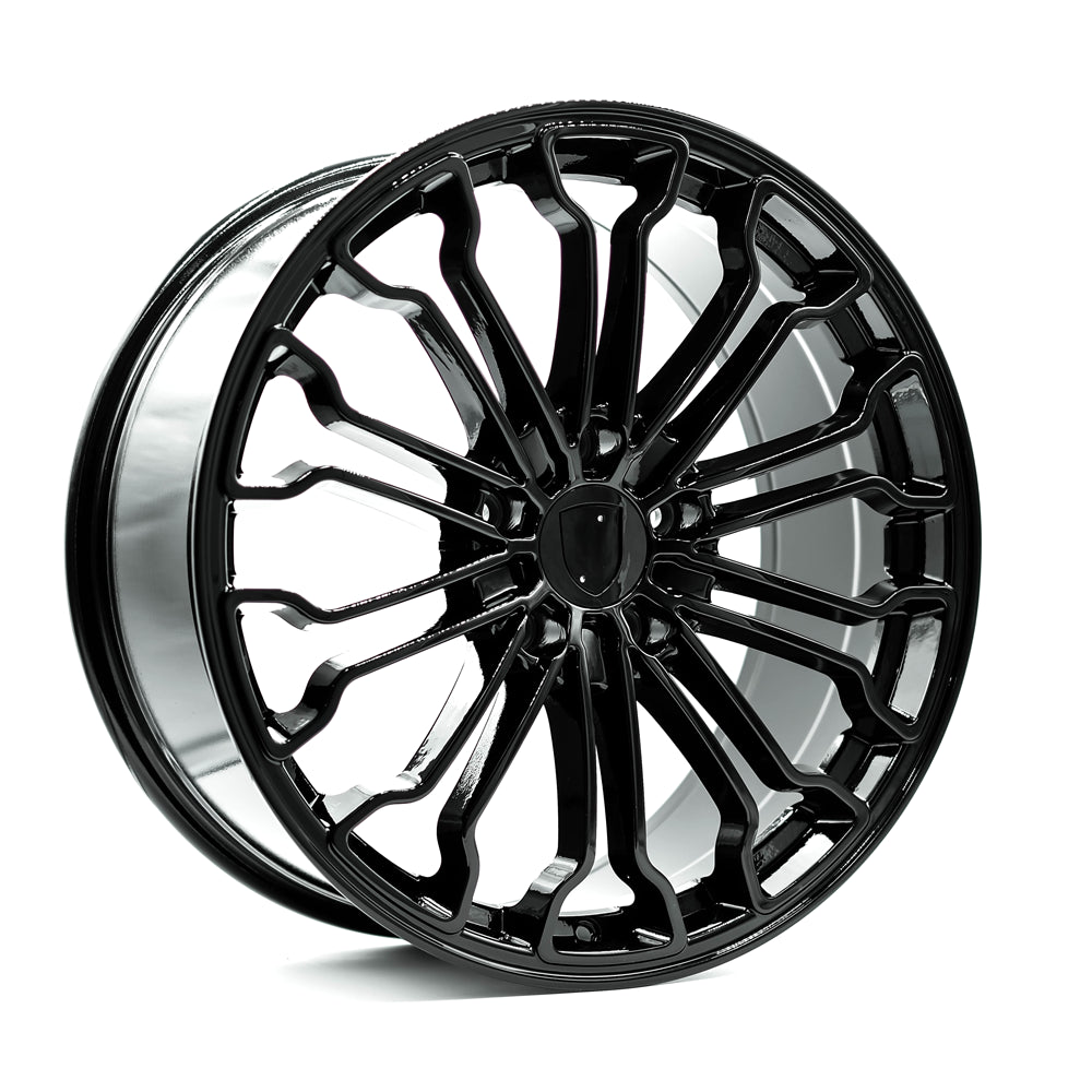 OEPlus P03 Gloss Black 20x11 +55 5x130mm 71.5mm - Wheelwiz
