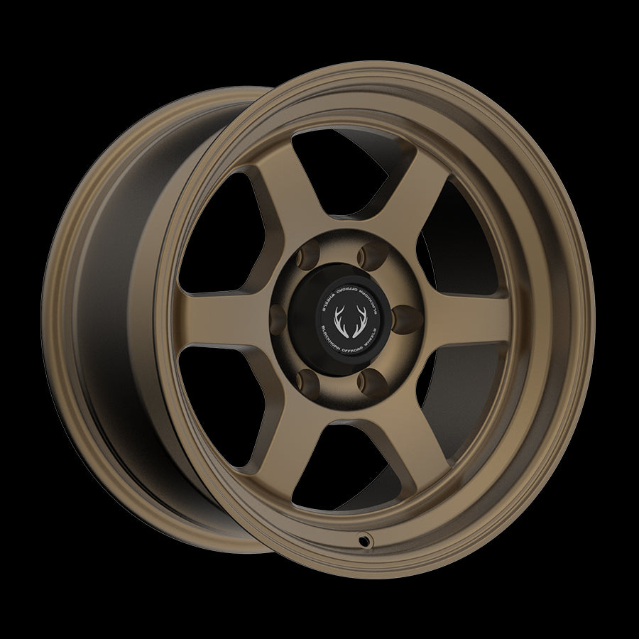 Blackhorn Offroad BH01 Bronze 17x9 +12 6x139.7mm 106.1mm - Wheelwiz