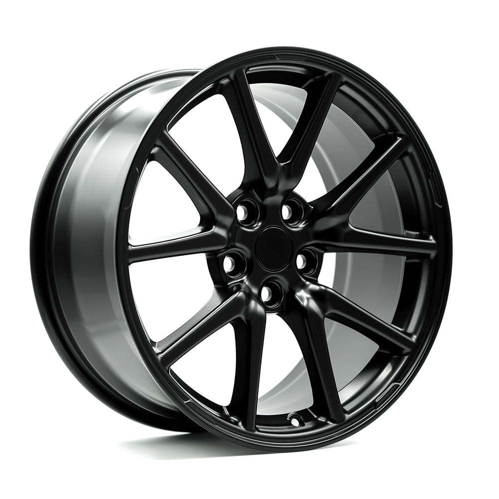 OEPlus TL03 Matt Black 18x8.5 +40 5x114.3mm 64.1mm - Wheelwiz