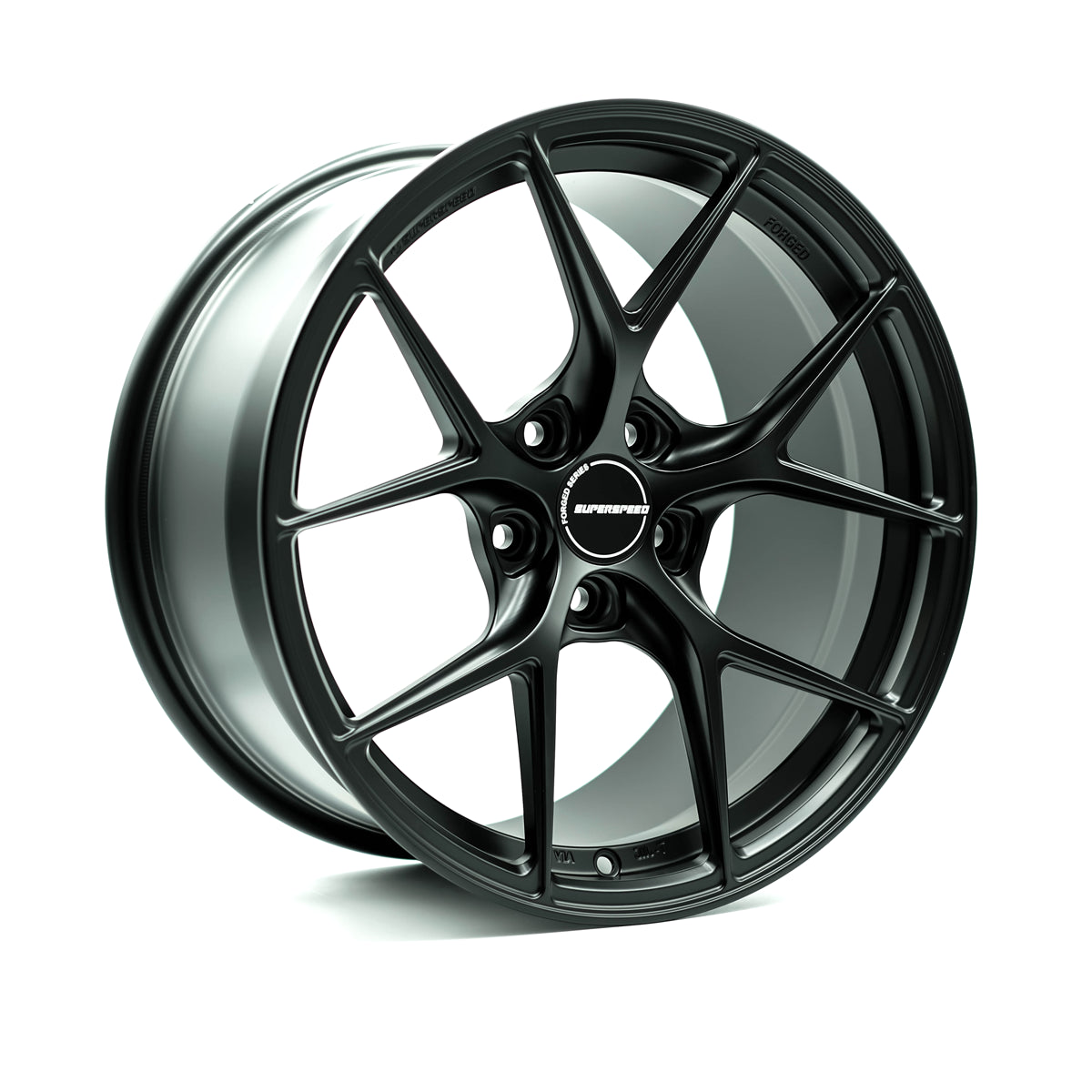 Superspeed PF05RR Matt Black 18x8.5 +42 5x112mm 57.1mm - Wheelwiz