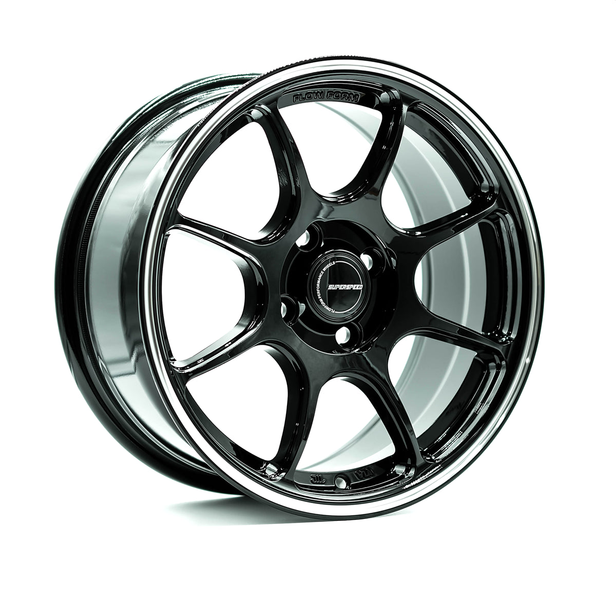 Superspeed RF03RR Black Machining 15x7 +36 4x100mm 73.1mm - Wheelwiz
