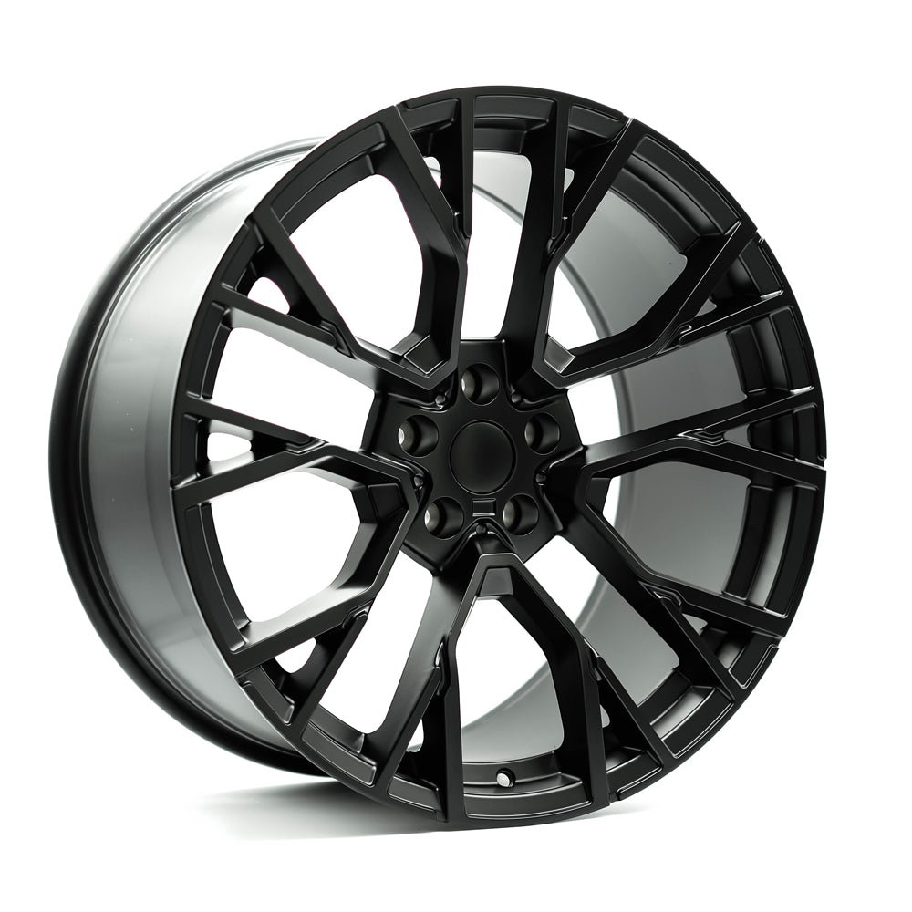 OEPlus BMX6 Matt Black 20x9 +30 5x112mm 66.6mm - Wheelwiz