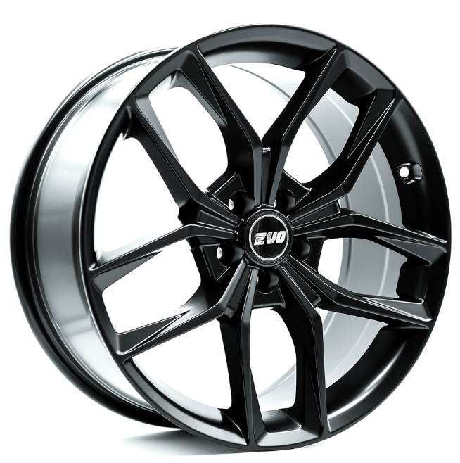 OEPlus EVO Matt Black 17x7.5 +45 5x114.3mm 56.1mm - Wheelwiz