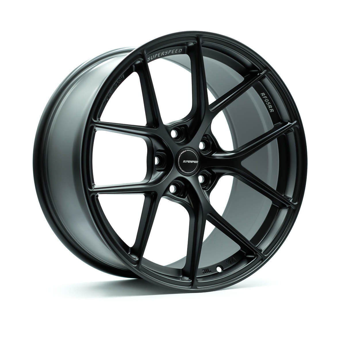 Superspeed RF05RR Matt Black 19x9.5 +25 5x120mm 72.6mm - Wheelwiz
