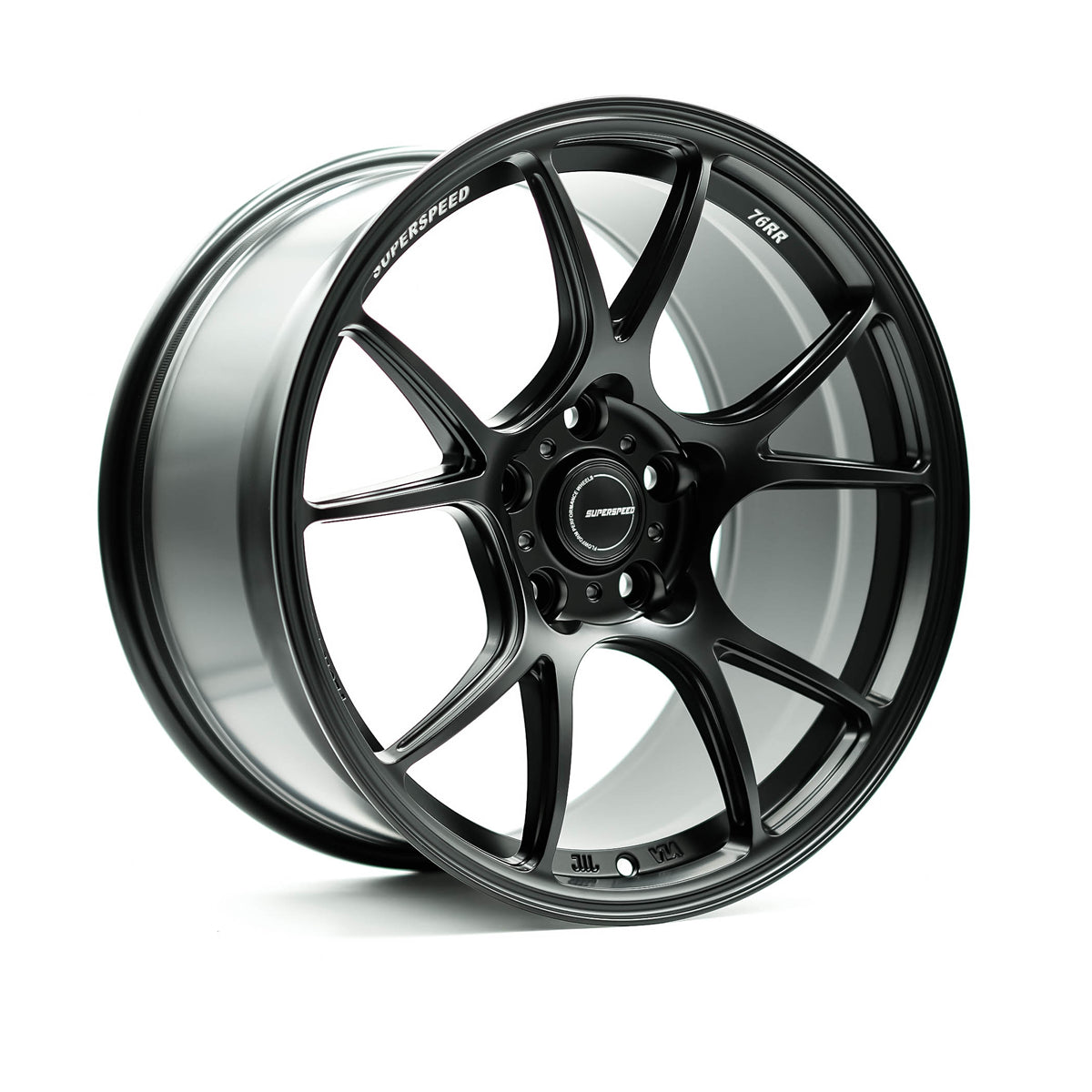 Superspeed 76RR Matt Black 18x9.5 +38 5x114.3mm 73.1mm - Wheelwiz