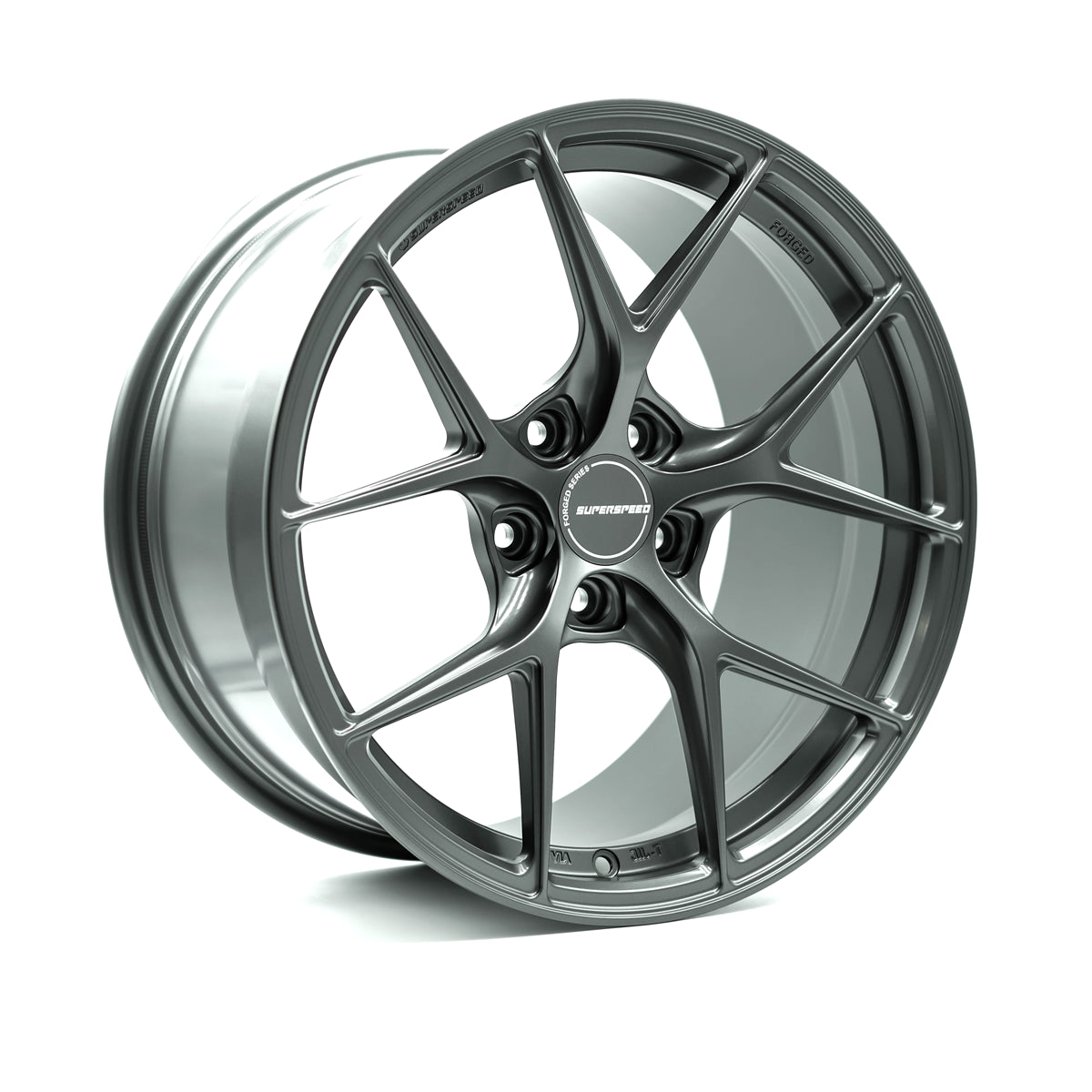 Superspeed PF05RR Matt Gunmetal 18x9.5 +38 5x114.3mm 73.1mm - Wheelwiz