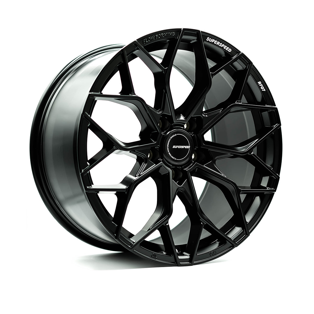 Superspeed RF07 Matt Black 20x11.5 +48 5x130mm 71.5mm - Wheelwiz
