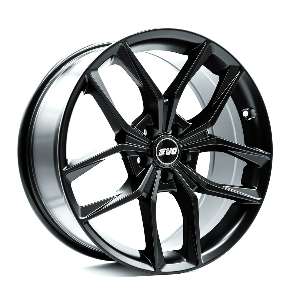 OEPlus EVO Matt Black 18x8 +40 5x114.3mm 66.1mm - Wheelwiz