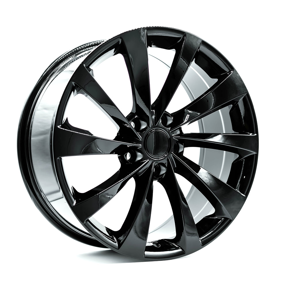 OEPlus TL01 Gloss Black 19x8.5 +35 5x120mm 64.1mm - Wheelwiz